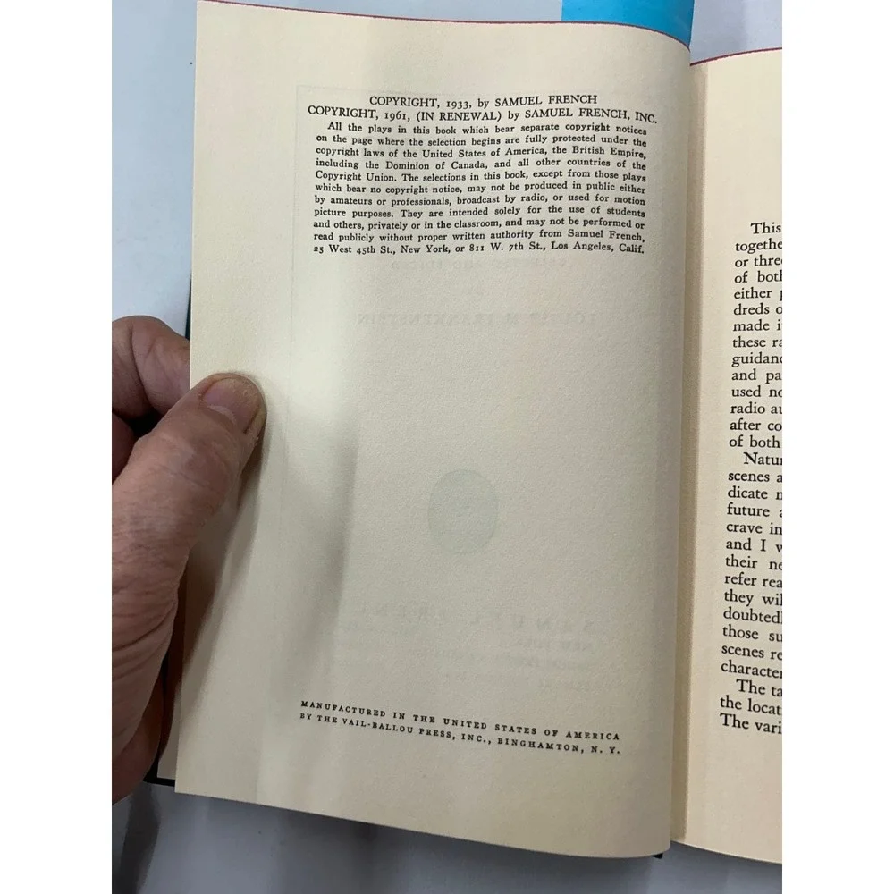 Play-Readings‎ Louise M Frankenstein 1961 First Edition Samuel French